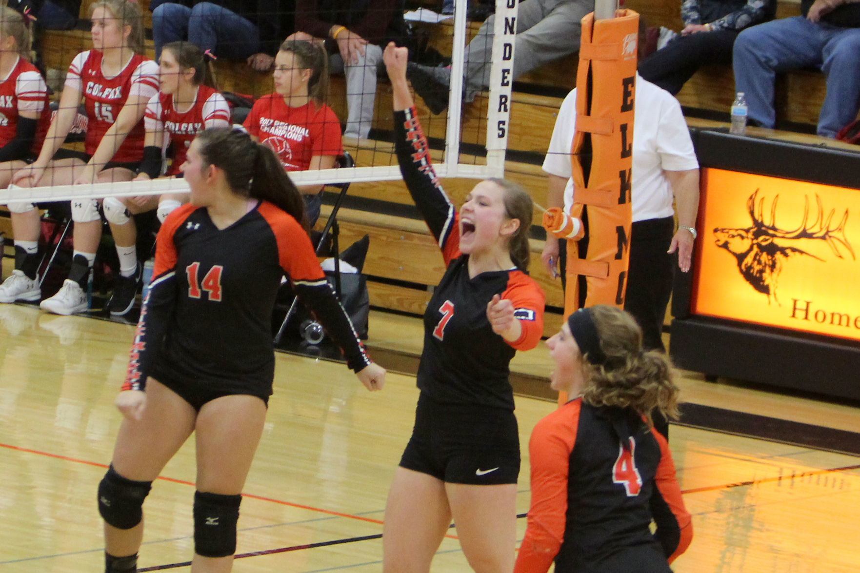 Colfax at Elk Mound volleyball 10-17-19